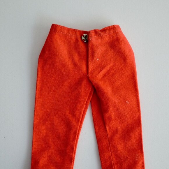 Vintage Barbie Mattel Red Slacks Pants Black Label - Picture 2 of 3